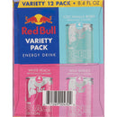 Red Bull Energy Drink Variety pack, Peach, Iced Vanilla Berry, Pink