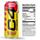 C4 Energy Performance Drink, Cosmic Rainbow, 16 oz, 12 Pack Cans