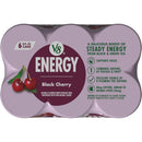 (4 pack) V8 Energy Black Cherry Energy Drink, 8 fl oz Can, 24 Pack