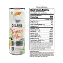 CELSIUS Sparkling Tropical Vibe, Functional Energy Drink 12 fl oz Can (Pack of 12)