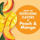 (4 pack) V8 Energy Peach Mango Energy Drink, 8 fl oz Can, 24 Pack