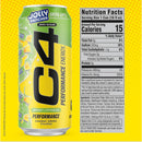 C4 Performance Energy Drink, Jolly Rancher & Candy Variety Pack, Strawberry Blast, Watermelon, Green Apple, & Cosmic Rainbow, 12 fl oz Cans, 12 Pack