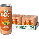 (2 pack) V8 Energy Orange Pineapple Energy Drink, 8 fl oz Can (24 Pack)