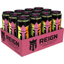 Reign Total Body Fuel Reignbow Sherbet Energy Drink, Zero Sugar, 12-Pack, 16 Oz Cans