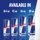 Red Bull Energy Drink, 20 fl. oz. Can, Pack of 12 Cans, 189mg Caffeine, Taurine & B Vitamins