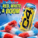 C4 Performance Energy Drink, Frozen Bombsicle, 16 fl oz Single Can
