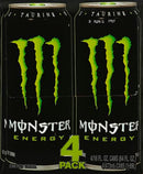 Monster Energy Drink, Green, Original, 16 Ounce (Pack of 15)