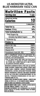 Monster Energy Ultra Blue Hawaiian 15 Pack - 16 Fl Oz