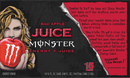 Monster Energy Juice, Bad Apple, Juice + Energy Drink, 15 Pack - 16 Fl Oz