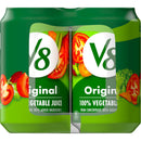 (4 pack) V8 Original 100% Vegetable Juice, 11.5 fl oz Can, 24 Count (4 Packs of 6)
