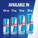Red Bull Sugarfree Energy Drink, 20 fl. oz., Pack of 12 Cans, 189mg Caffeine, Taurine & B Vitamins