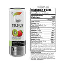 CELSIUS Sparkling Kiwi Strawberry, Functional Energy Drink 12 fl oz (Pack of 12)