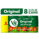(6 pack) V8 Original 100% Vegetable Juice, 5.5 fl oz Can, 8 Count