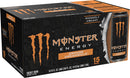 Monster Energy Zero Sugar, Green, Original, Low Calorie Energy Drink, 16 Ounce (Pack of 15), Can
