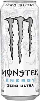 Monster Energy Zero Ultra, Sugar Free Energy Drink, 16 Ounce