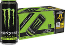 Monster Energy Zero Sugar, Green, Original, Low Calorie Energy Drink, 16 Ounce (Pack of 15), Can
