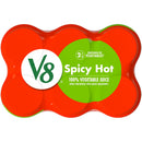 (4 pack) V8 Spicy Hot 100% Vegetable Juice, 11.5 fl oz Can, 24 Count (4 Packs of 6)