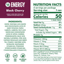 (4 pack) V8 Energy Black Cherry Energy Drink, 8 fl oz Can, 24 Pack
