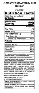 Monster Energy Zero Sugar, Green, Original, Low Calorie Energy Drink, 16 Ounce (Pack of 15), Can