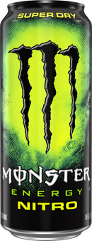 Monster Energy Zero Sugar, Green, Original, Low Calorie Energy Drink, 16 Ounce (Pack of 15), Can