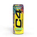 C4 Performance Energy Drink, Jolly Rancher & Candy Variety Pack, Strawberry Blast, Watermelon, Green Apple, & Cosmic Rainbow, 12 fl oz Cans, 12 Pack