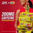 C4 Performance Energy Drink, Variety Pack with Cherry & Grape Popsicle, 12 fl oz, 12 Pack Cans