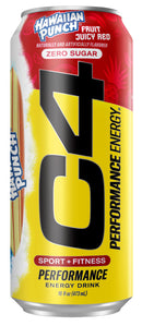 C4 Performance Energy Drink, Midnight Cherry, Zero Sugar, Carbonated, 16 fl oz Can (12 Pack)