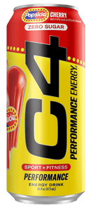 C4 Performance Energy Drink, Cherry Limeade, Zero Sugar, Carbonated, 16 fl oz Can, 12 Pack