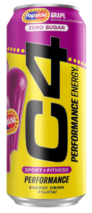 C4 Performance Energy Drink, Cherry Limeade, Zero Sugar, Carbonated, 16 fl oz Can, 12 Pack