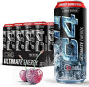 C4 Ultimate Energy Drink, Cherry Bomb Frost Flavor, Zero Sugar, Carbonated, 16oz can (12 Pack)