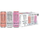 Monster Energy Ultra Variety Pack Peachy Keen, Zero Ultra, Strawberry Dreams Sugar Free Energy Drink 12pk 16oz Can