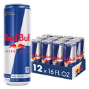 Red Bull Energy Drink, 16 fl. oz. Can, Pack of 12 Cans, 151mg Caffeine, Taurine & B Vitamins