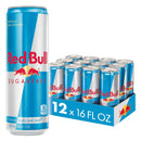 Red Bull Sugarfree Energy Drink, 16 fl. oz., Pack of 12 Cans, 114mg Caffeine, Taurine & B Vitamins