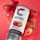 CELSIUS Sparkling Strawberry Passionfruit, Functional Energy Drink 12 fl oz (Pack of 12)