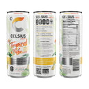 CELSIUS Sparkling Tropical Vibe, Functional Energy Drink 12 fl oz Can (Pack of 12)
