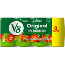 (6 pack) V8 Original 100% Vegetable Juice, 5.5 fl oz Can, 8 Count