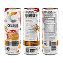 CELSIUS Sparkling Beach Vibes Variety Pack, Functional Energy Drink 12 fl oz (Pack of 12)