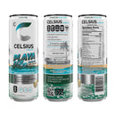 CELSIUS Sparkling Playa Vibe, Functional Energy Drink 12 fl oz (Pack of 12)