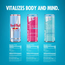 Red Bull Energy Drink SugarFree Variety Pack, Zero, Peach, Iced Vanilla Berry