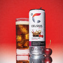 CELSIUS Sparkling Cherry Cola, Functional Energy Drink 12 fl oz (Pack of 12)