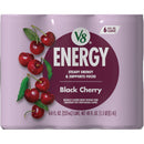 (4 pack) V8 Energy Black Cherry Energy Drink, 8 fl oz Can, 24 Pack