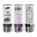 CELSIUS Sparkling Grape Rush, Functional Energy Drink 12 fl oz (Pack of 12)