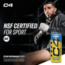 C4 Performance Energy Drink, Variety Pack Flavor, Zero Sugar, Carbonated, 12 fl oz Can, 12 Pack
