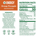 (4 pack) V8 Energy Orange Pineapple Energy Drink, 8 fl oz Can, 24 Pack