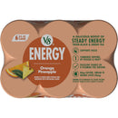 (4 pack) V8 Energy Orange Pineapple Energy Drink, 8 fl oz Can, 24 Pack