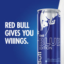 Red Bull Blue Edition Blueberry Energy Drink, 12 fl. oz., 6 Packs of 4 Cans