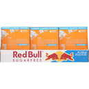 Red Bull Amber Edition Sugarfree Energy Drink, Strawberry Apricot, 8.4 fl. oz., 6 x 4 Cans (Pack of 24)